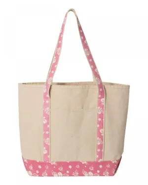 Hyp Sportswear Cotton Beach Tote Bag With Print Handles