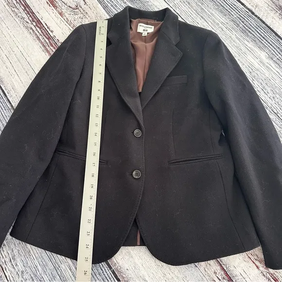 Ines De La Fressange x UNIQLO Women’s Navy Blue Wool Blend Blazer