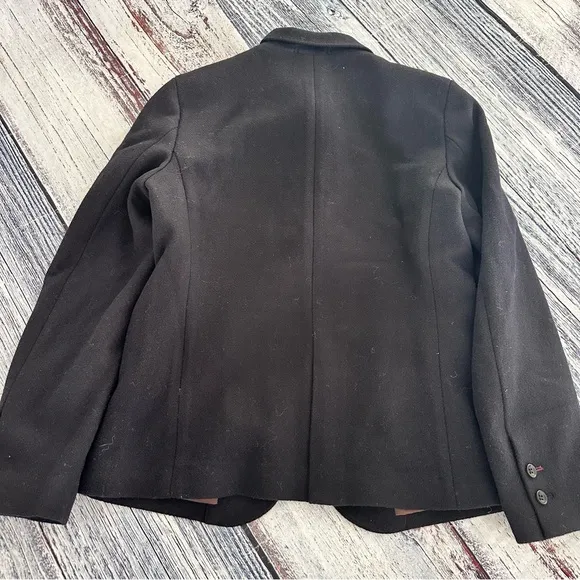 Ines De La Fressange x UNIQLO Women’s Navy Blue Wool Blend Blazer