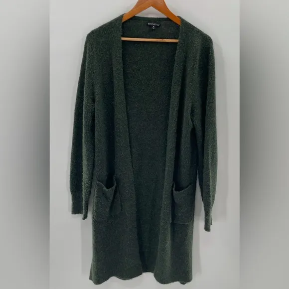 J. Crew Mercantile Alpaca Wool Blend Longline Open Cardigan Duster Size Medium