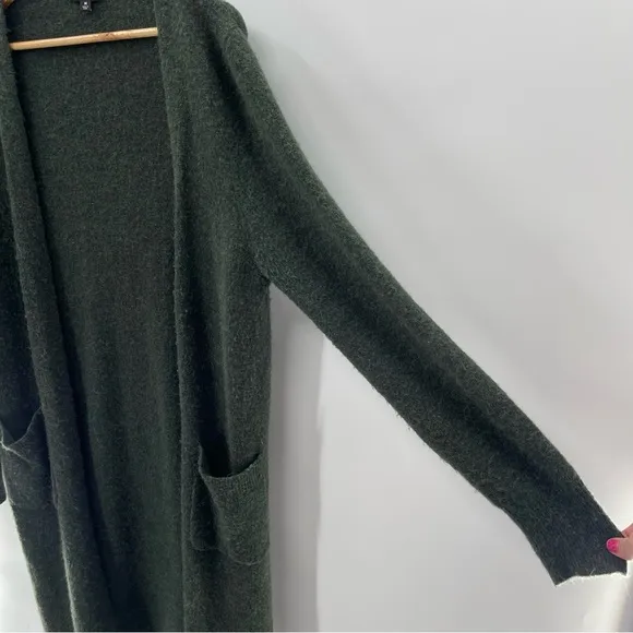 J. Crew Mercantile Alpaca Wool Blend Longline Open Cardigan Duster Size Medium