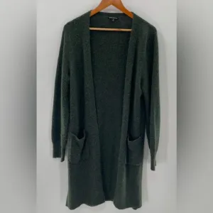 J. Crew Mercantile Alpaca Wool Blend Longline Open Cardigan Duster Size Medium