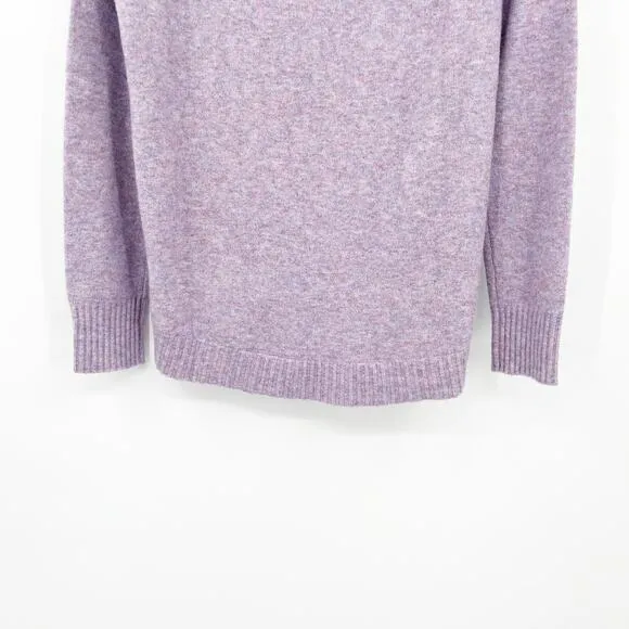 J. Crew Womens Super Soft Cozy Yarn Wool Alpaca Knit Turtleneck Sweater Size XS