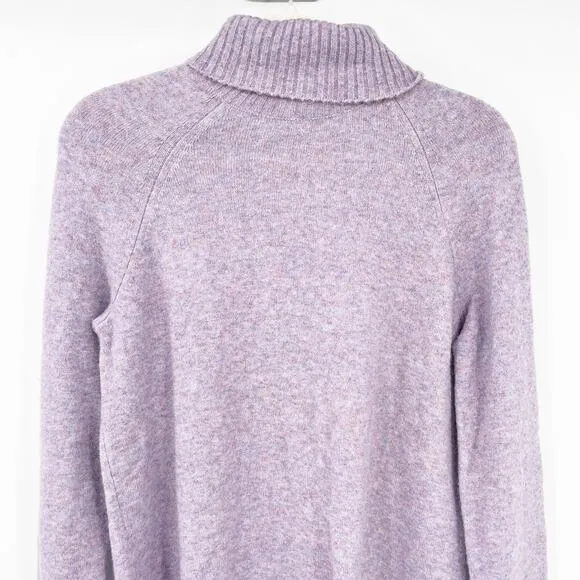 J. Crew Womens Super Soft Cozy Yarn Wool Alpaca Knit Turtleneck Sweater Size XS