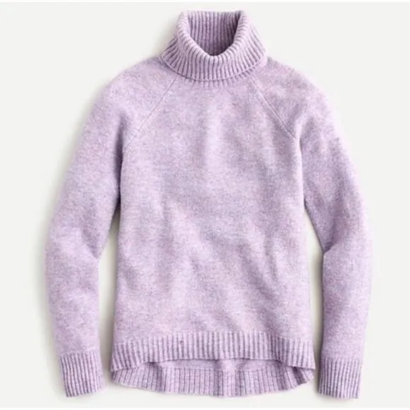 J. Crew Womens Super Soft Cozy Yarn Wool Alpaca Knit Turtleneck Sweater Size XS