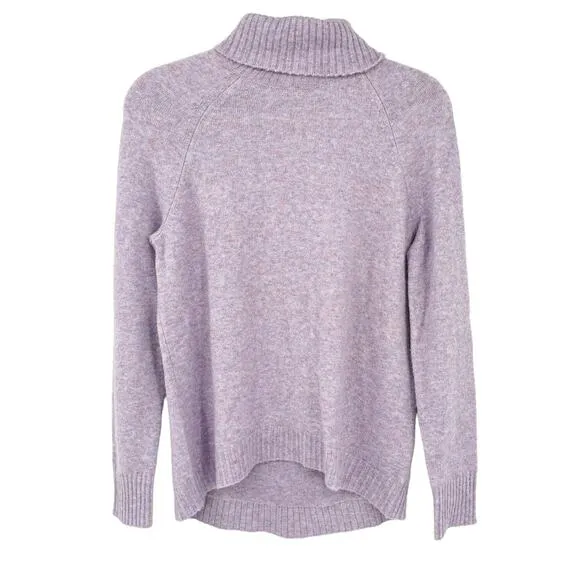 J. Crew Womens Super Soft Cozy Yarn Wool Alpaca Knit Turtleneck Sweater Size XS
