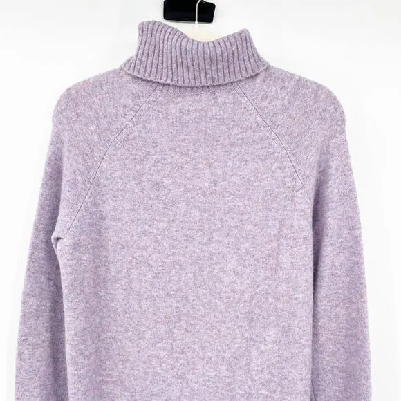 J. Crew Womens Super Soft Cozy Yarn Wool Alpaca Knit Turtleneck Sweater Size XS