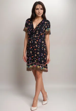 Johnny Was Nani Twist Front Swing Dress T33523 Boho Chic