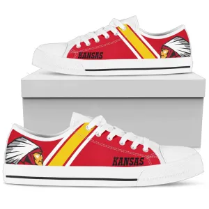Kansas City Chiefs Women Shoes Casual Canvas Sneakers