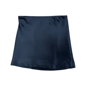KatieJ NYC Tween Devyn Satin Skirt - Black
