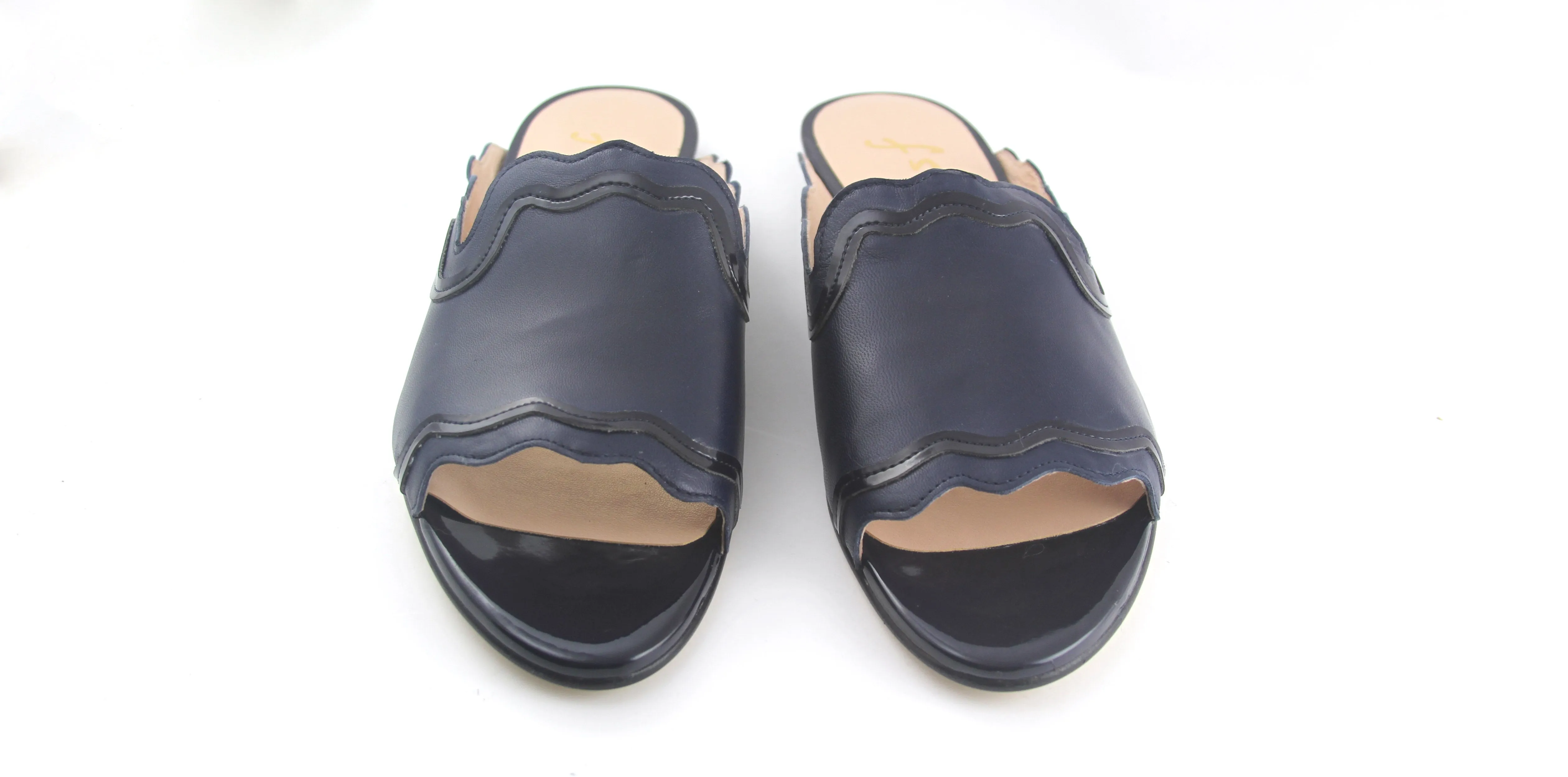 Kennedy - Navy Leather
