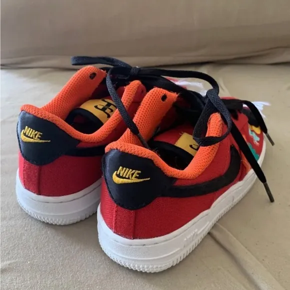 Kids NIKE Force One LV8 “Year of the Tiger” lucky carp fish athletic shoes 13