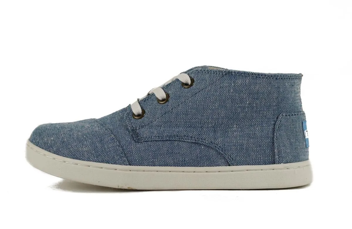 Kids Toms Paseo Mid Light Navy Chambray