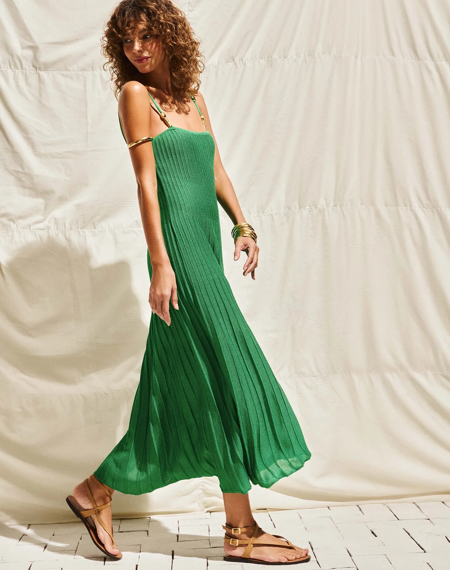 Knit Bruna Long Dress - Meadow