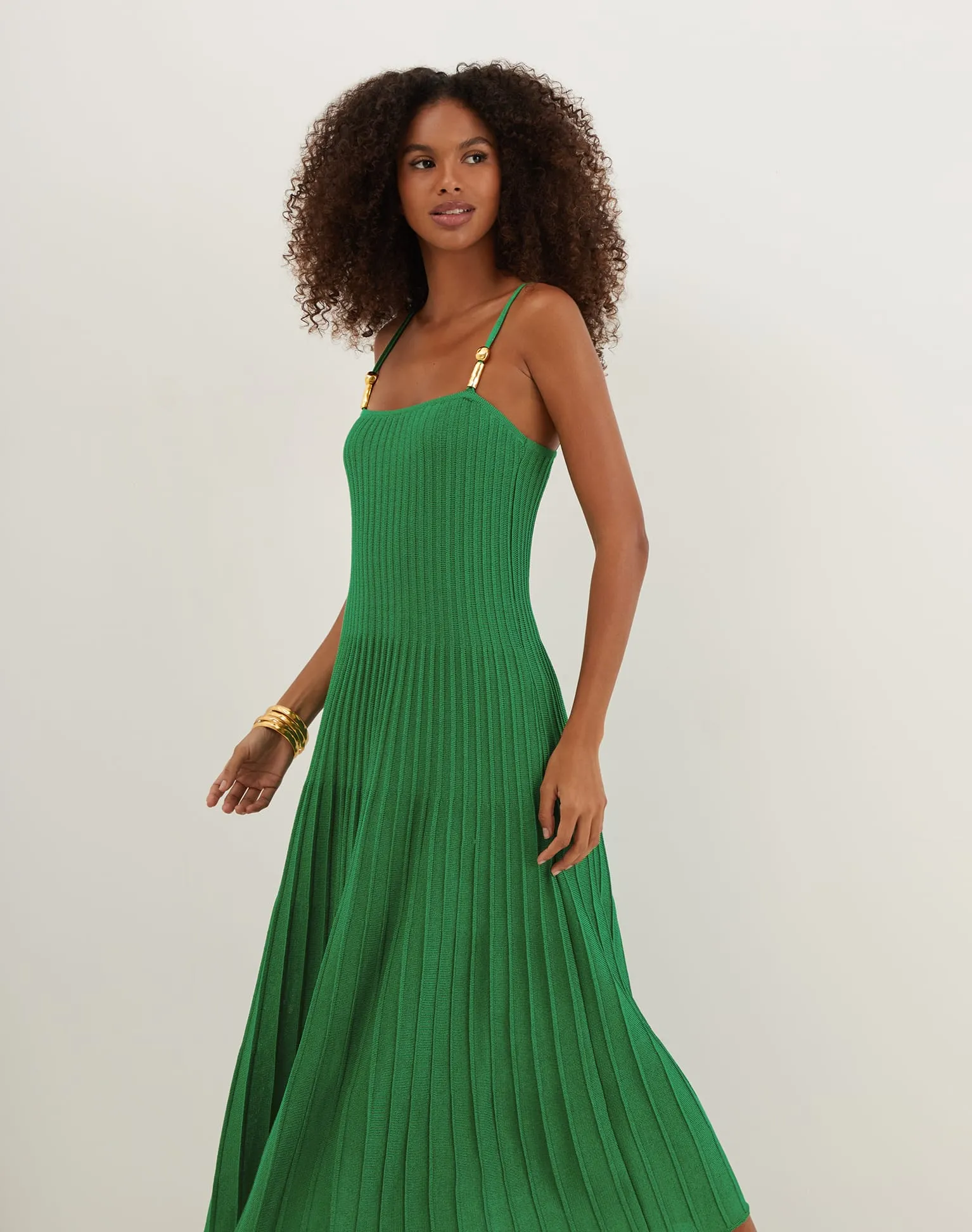 Knit Bruna Long Dress - Meadow