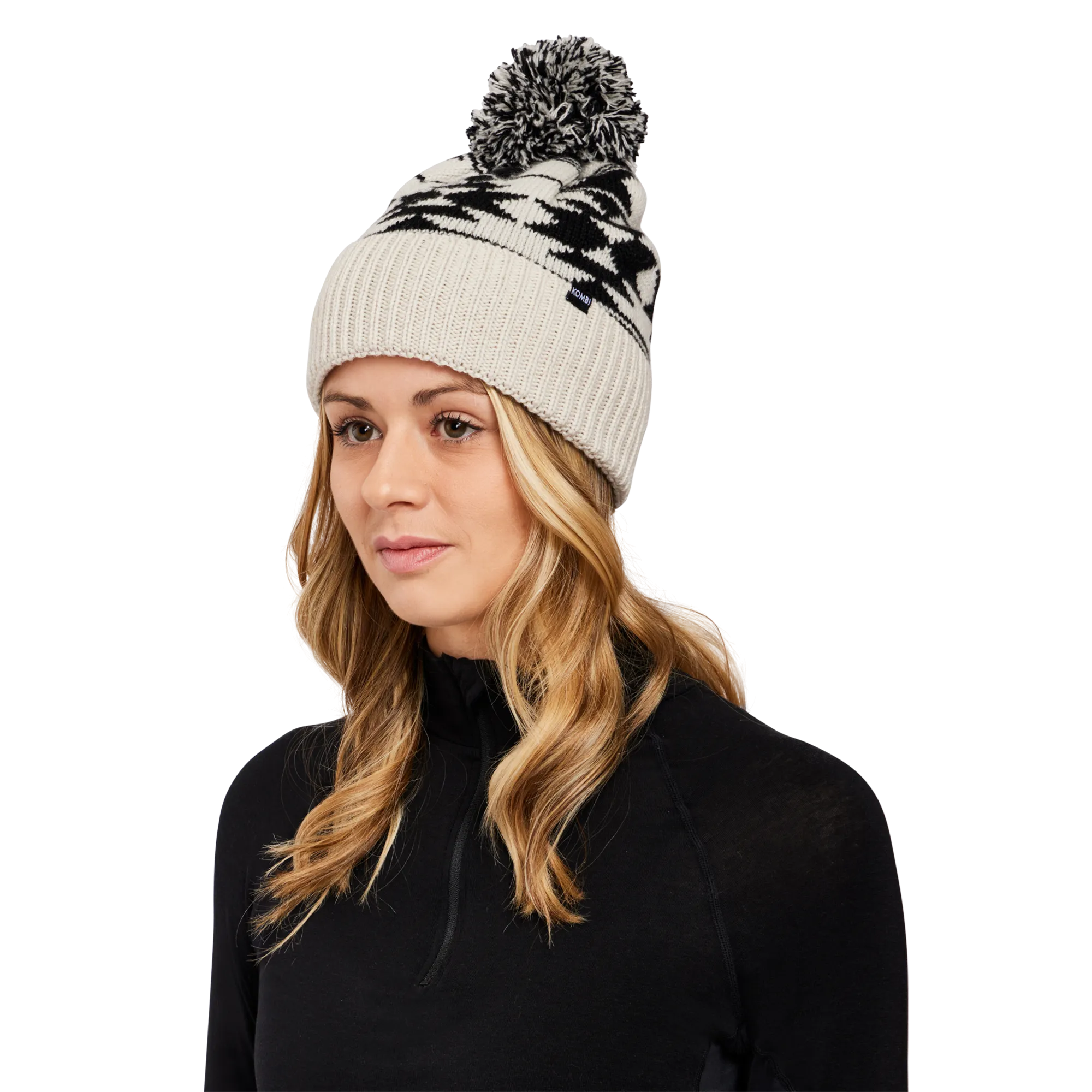 Knitty Wool Blend Pom Pom Toque - Unisex