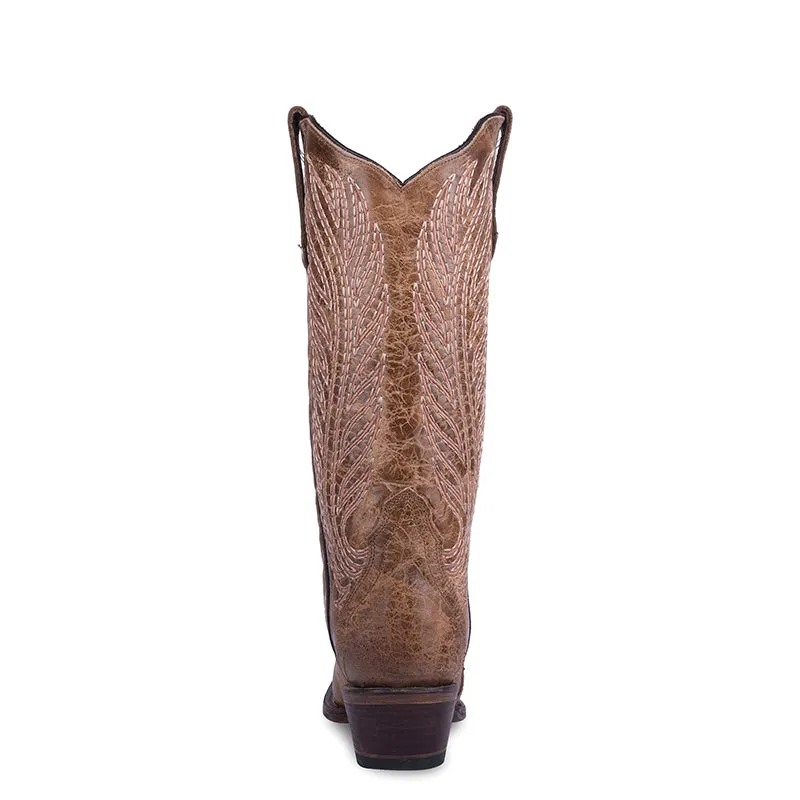 Ladies Honey Embroidery Triad Boots by Circle G | 6060