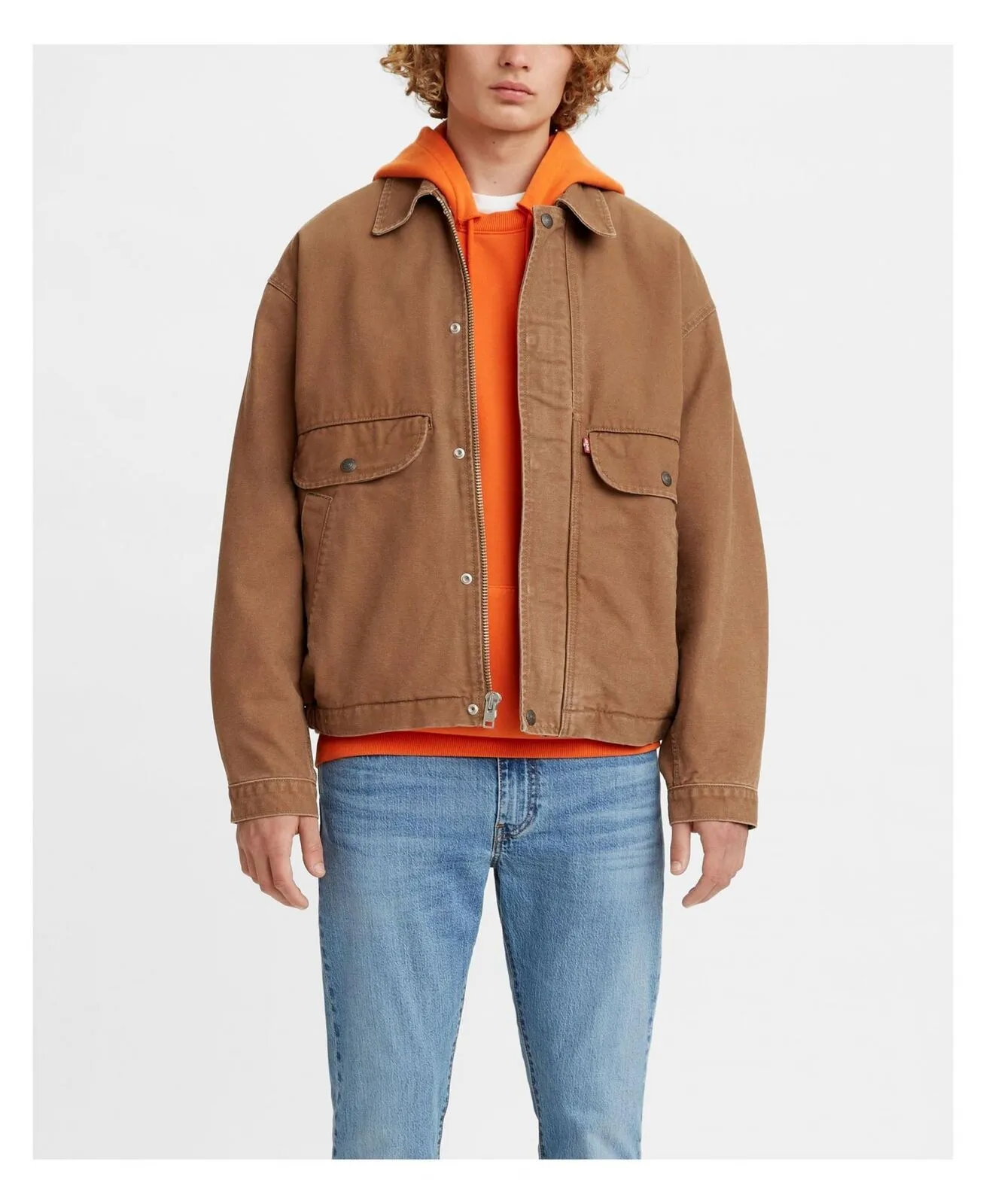 Levi's Mens The Rancher Trucker Jacket Toffee Brown 2XL