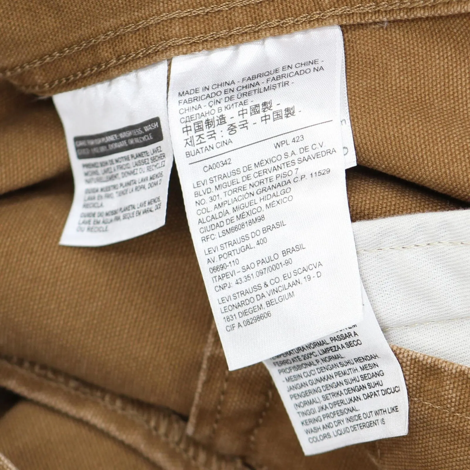 Levi's Mens The Rancher Trucker Jacket Toffee Brown 2XL