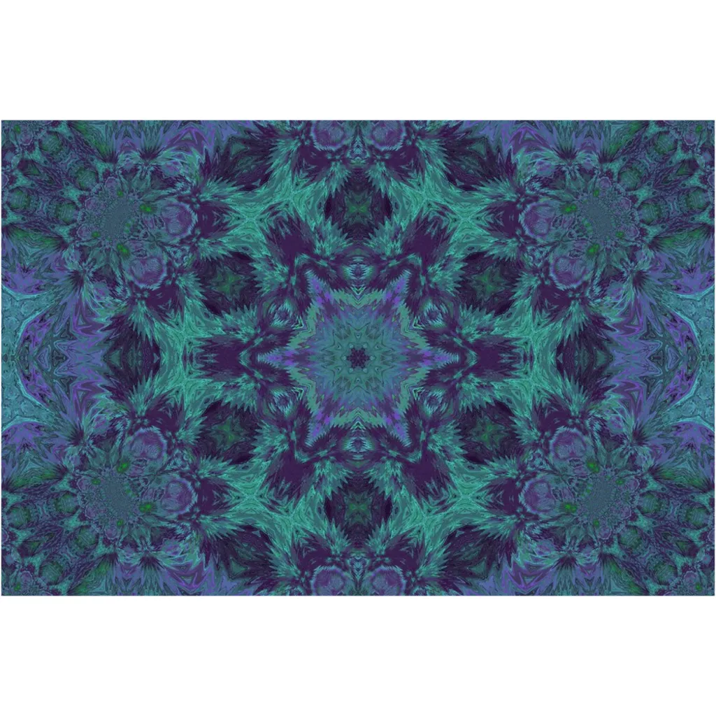 Light Green & Purple Canvas Posters