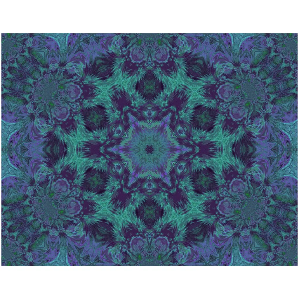 Light Green & Purple Canvas Posters