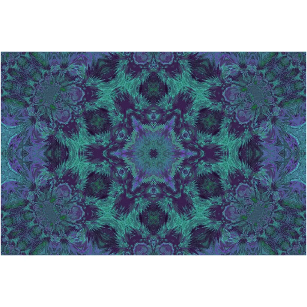 Light Green & Purple Canvas Posters