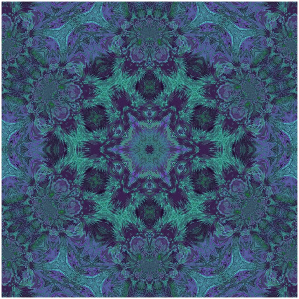 Light Green & Purple Canvas Posters