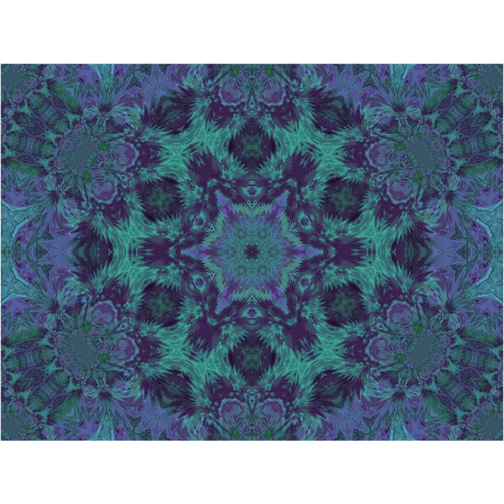 Light Green & Purple Canvas Posters