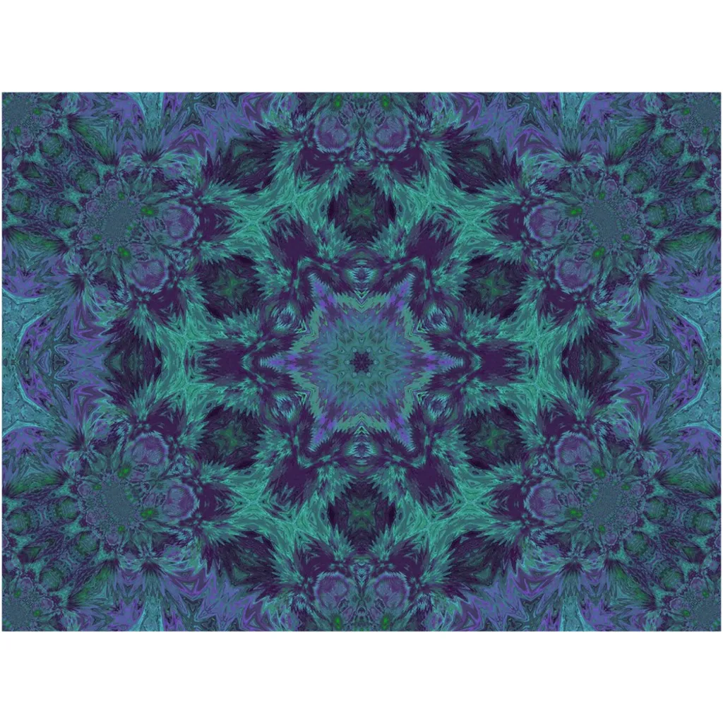 Light Green & Purple Canvas Posters