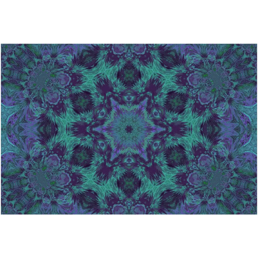 Light Green & Purple Canvas Posters