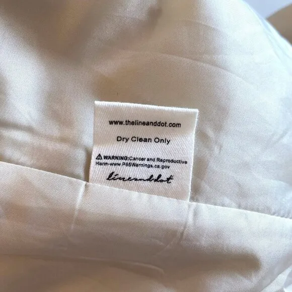 Line and Dot Drew Wool Jacket Shacket Women's S Neutral Warm Cozy Closet Staple