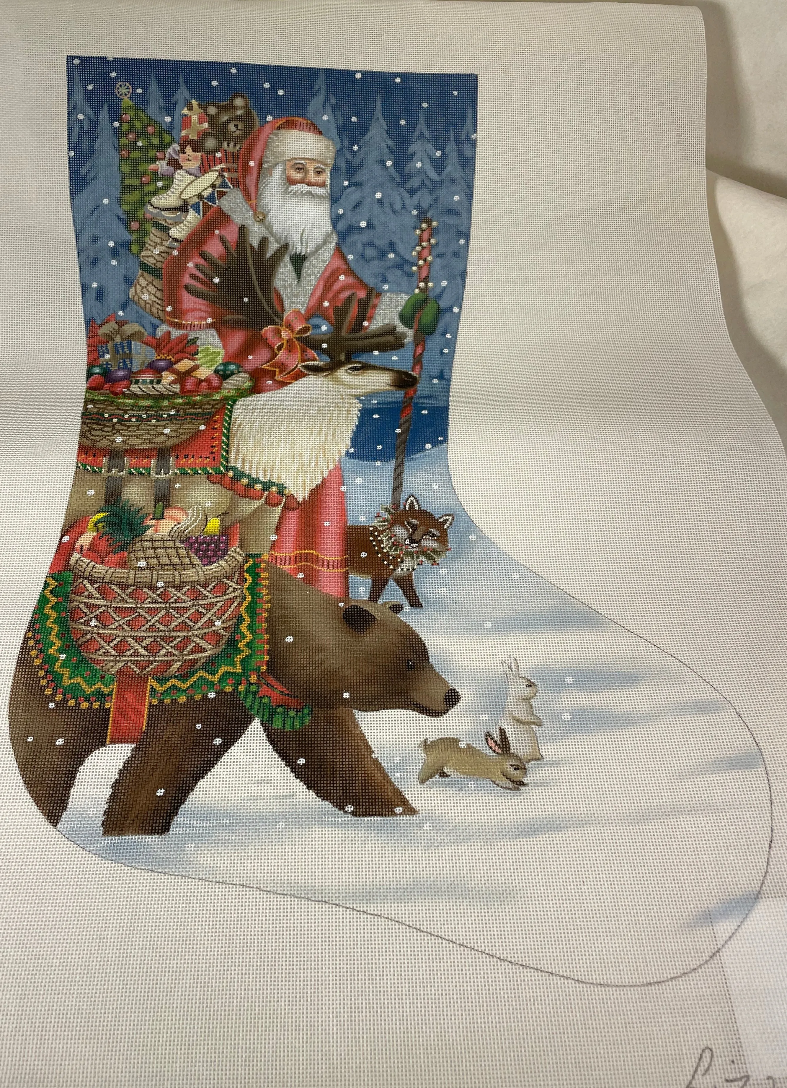 Liz Goodrick Dillon TTAXS466 Christmas Offerings Stocking- 18m