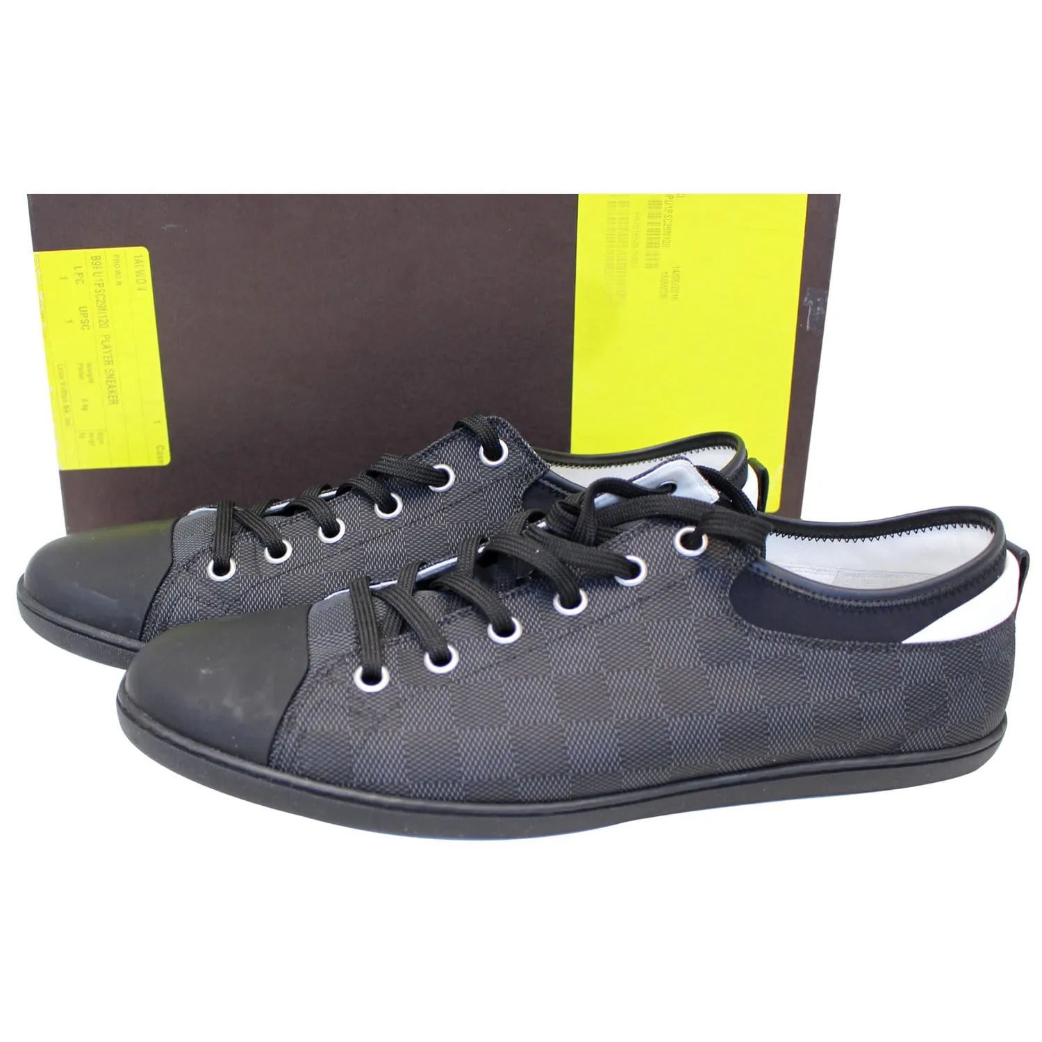 LOUIS VUITTON Baseball Low Cut Sneakers Black US 13
