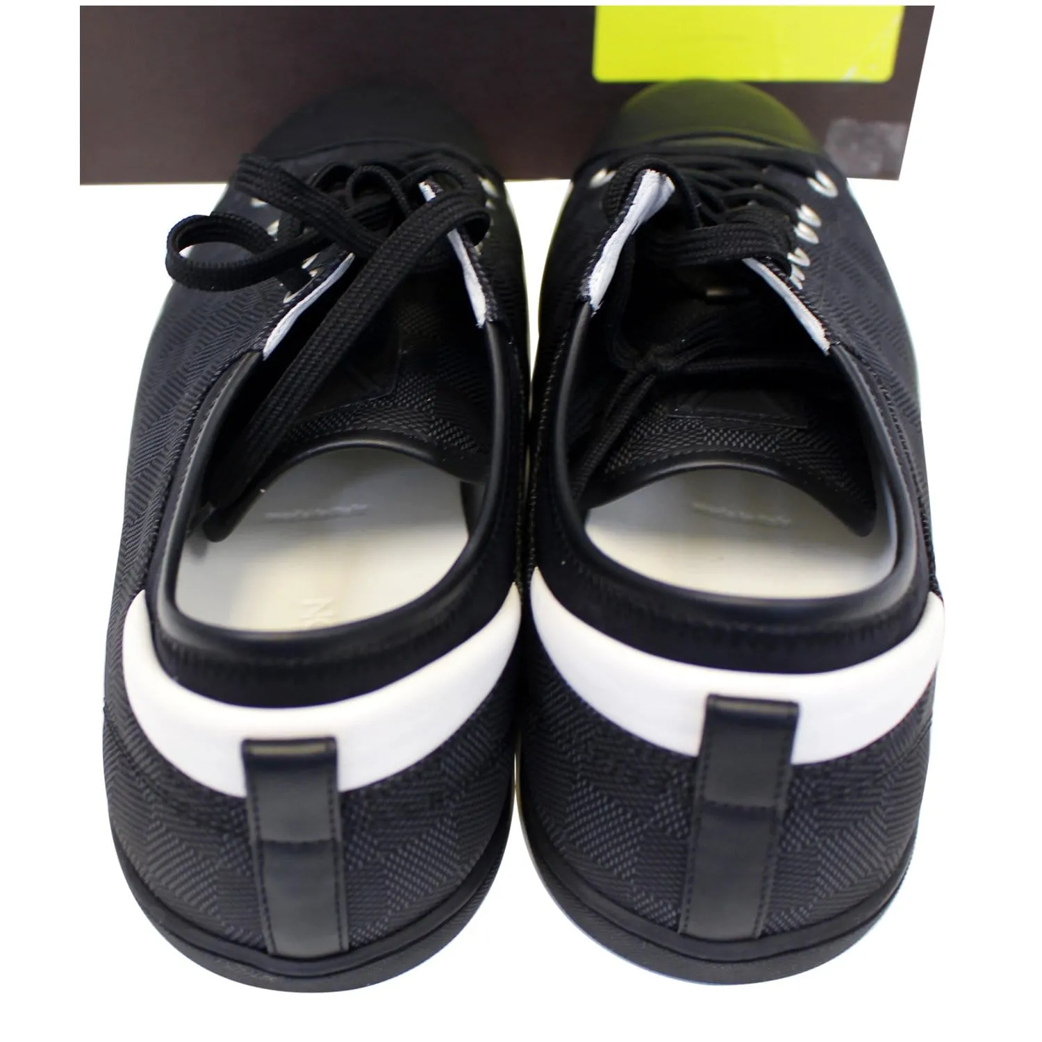 LOUIS VUITTON Baseball Low Cut Sneakers Black US 13