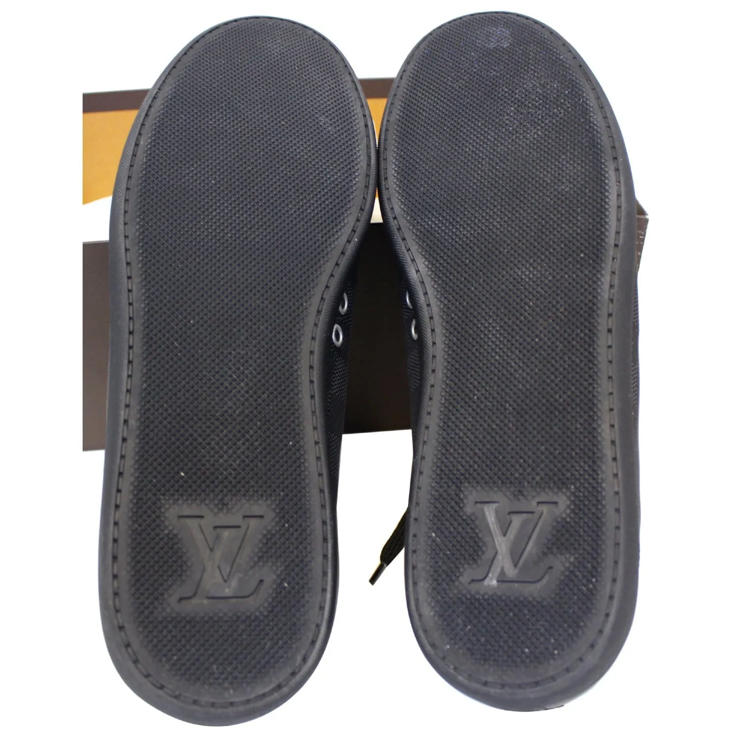 LOUIS VUITTON Baseball Low Cut Sneakers Black US 13