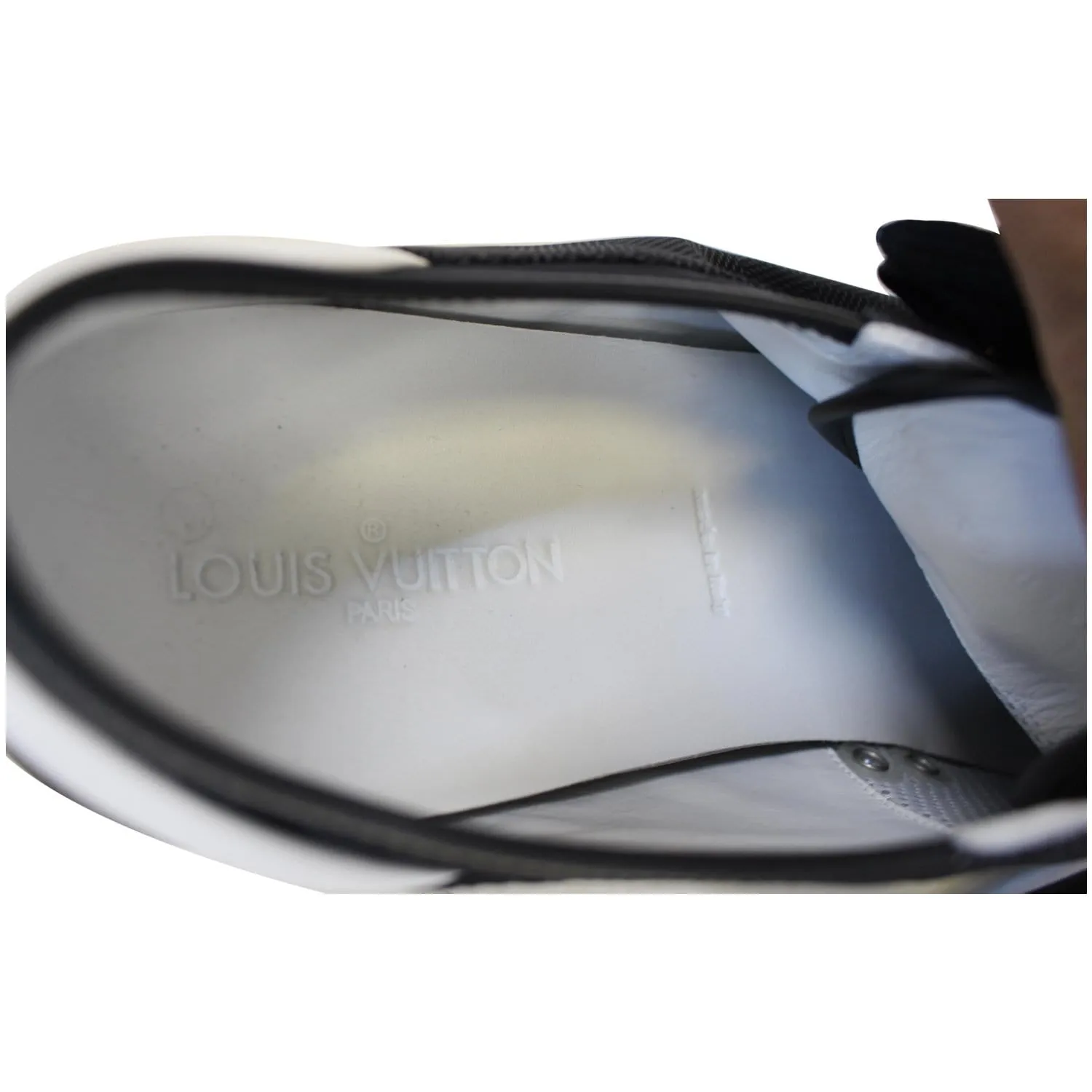 LOUIS VUITTON Baseball Low Cut Sneakers Black US 13