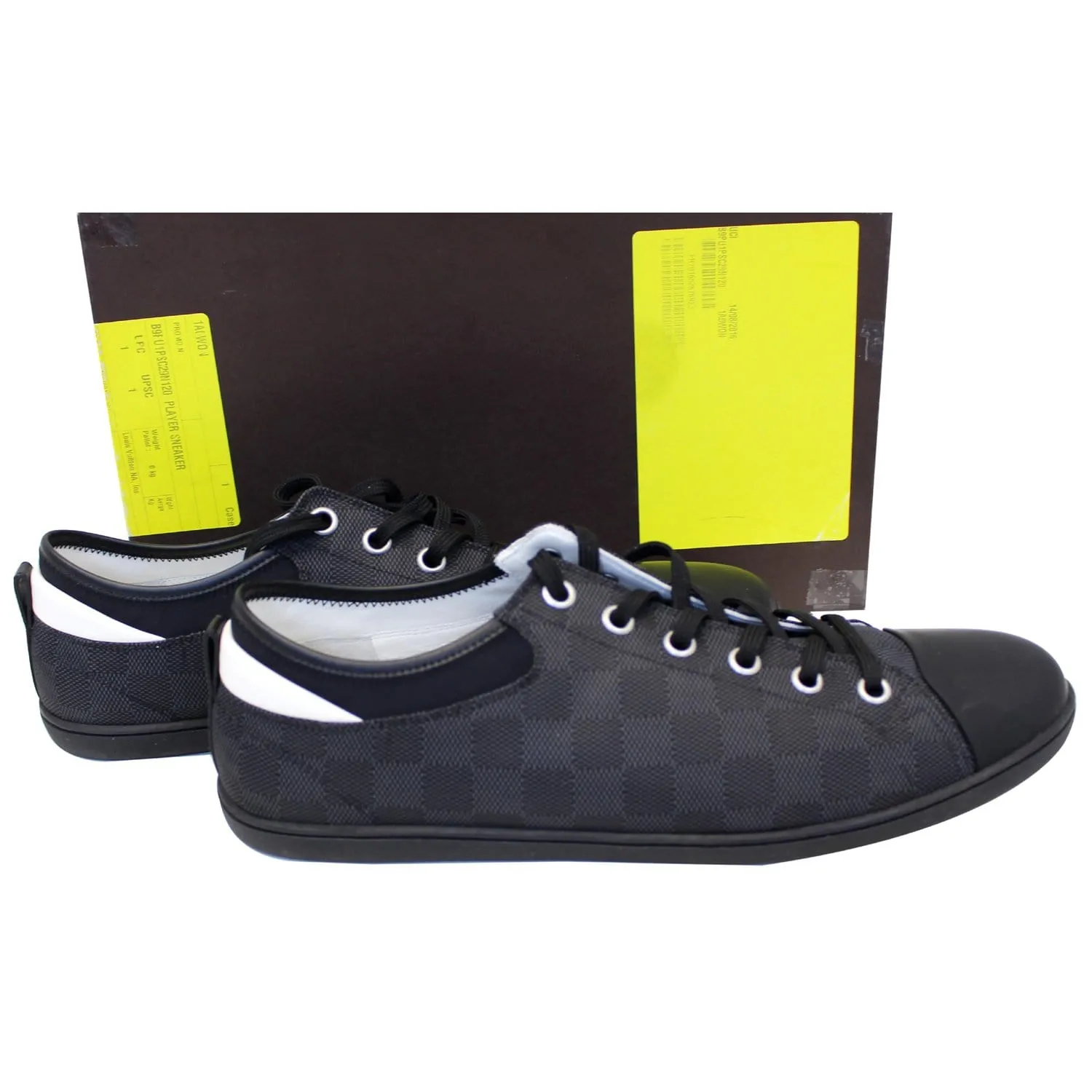 LOUIS VUITTON Baseball Low Cut Sneakers Black US 13