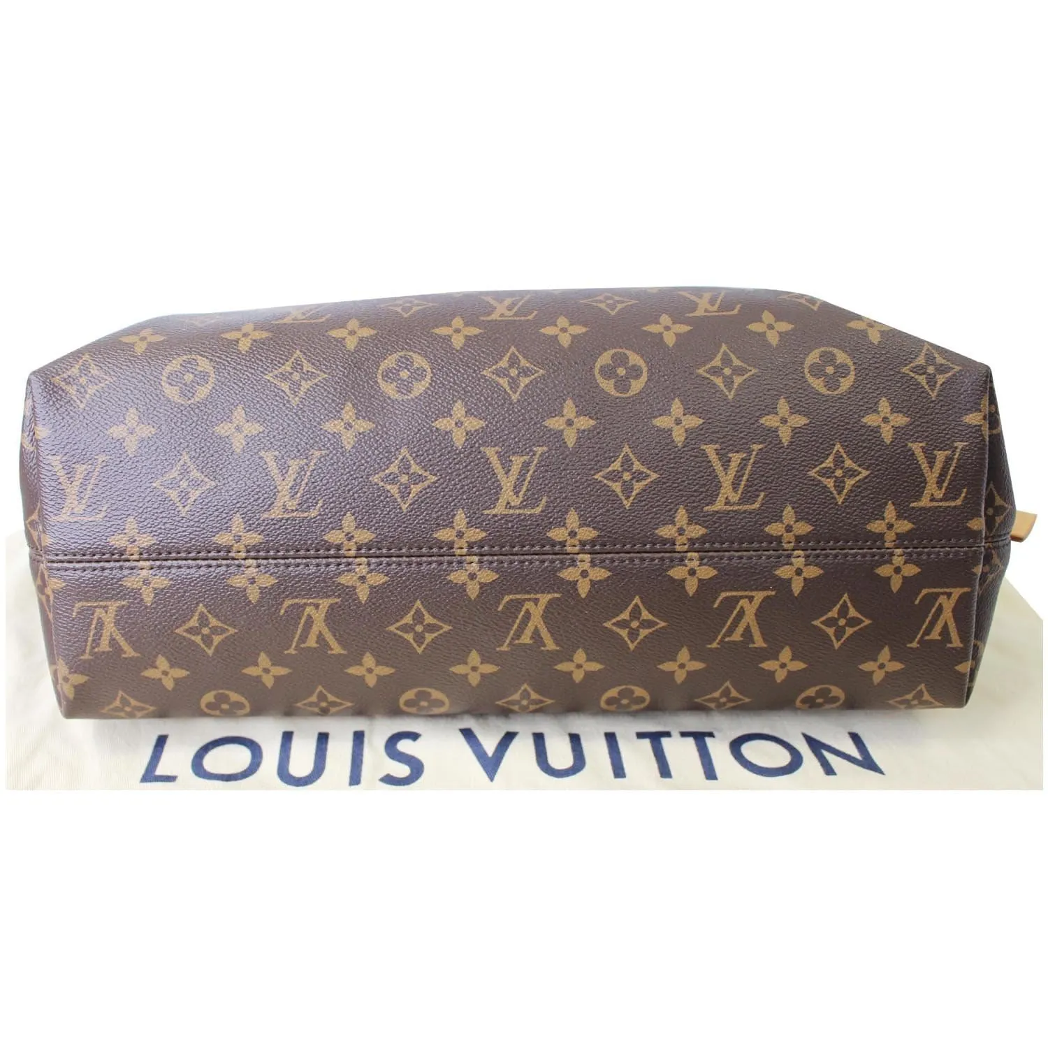 LOUIS VUITTON Graceful MM Monogram Canvas Shoulder Bag Brown