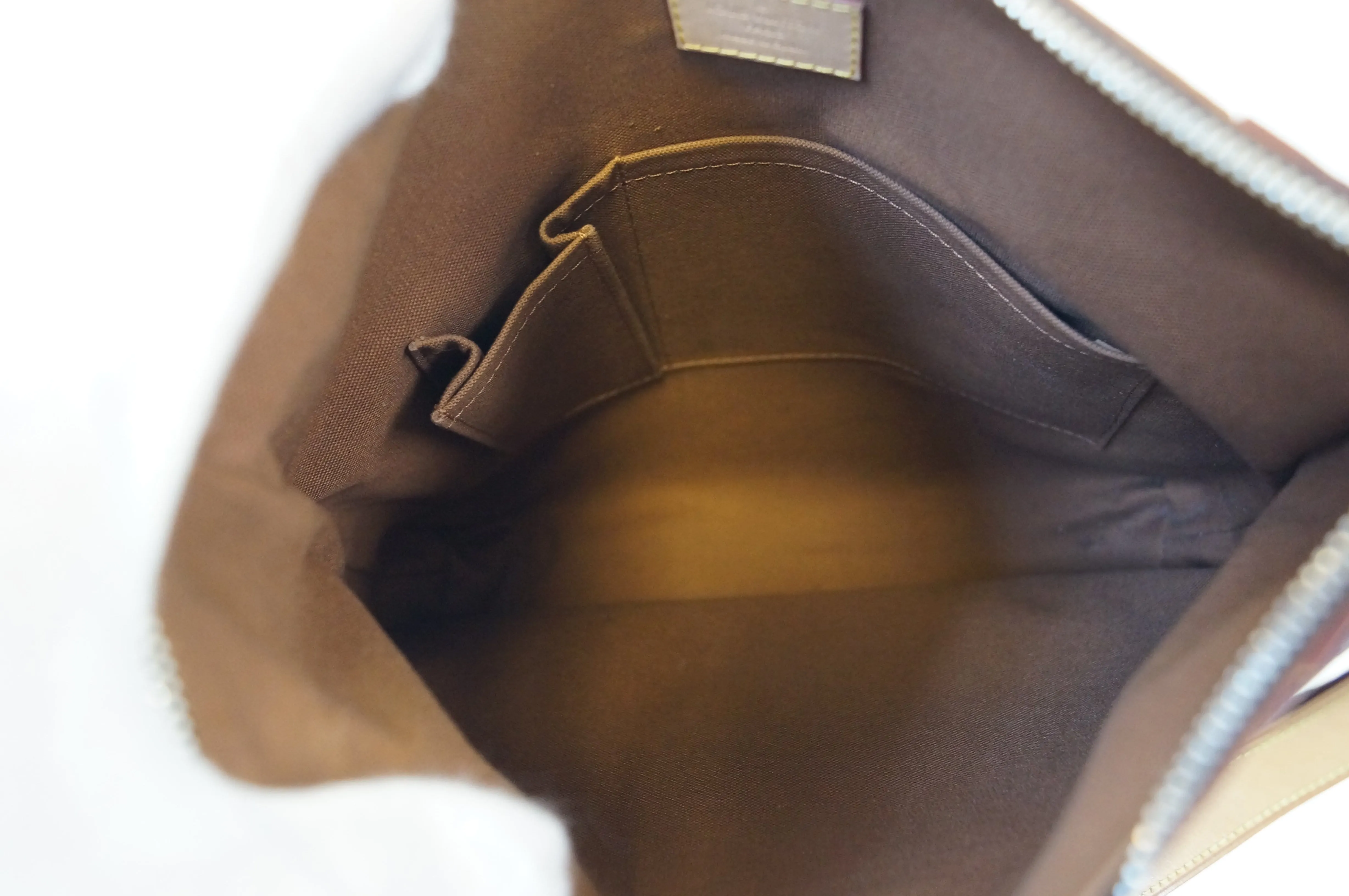 LOUIS VUITTON Monogram Brown Odeon MM Shoulder Bag
