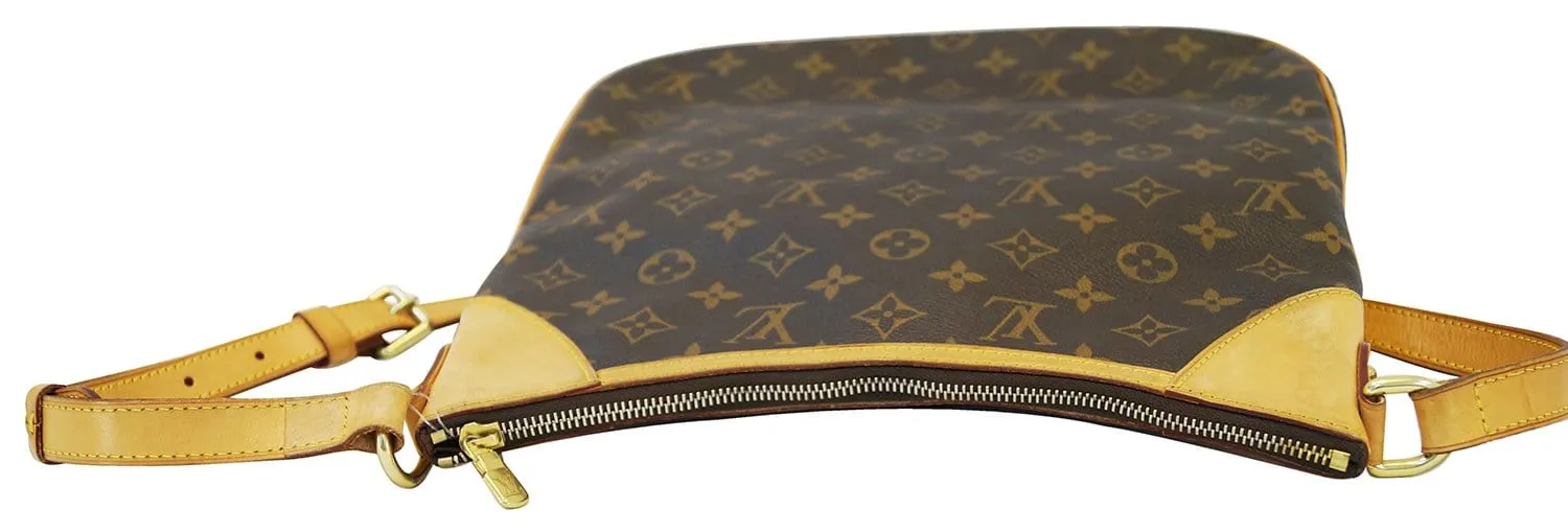 LOUIS VUITTON Monogram Brown Odeon MM Shoulder Bag
