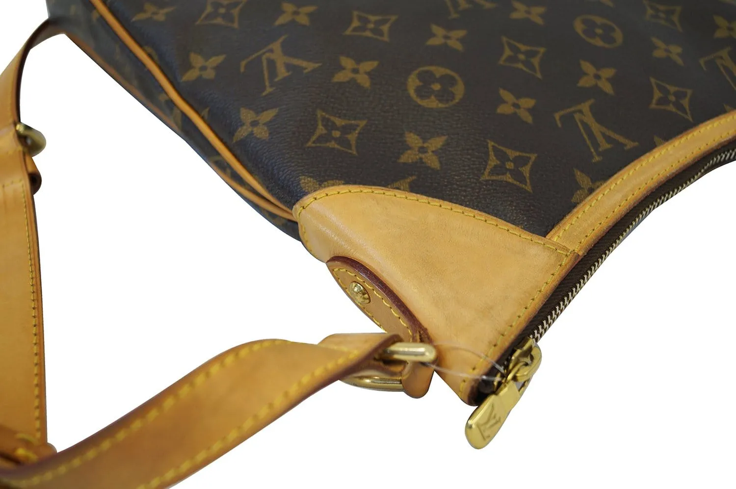 LOUIS VUITTON Monogram Brown Odeon MM Shoulder Bag