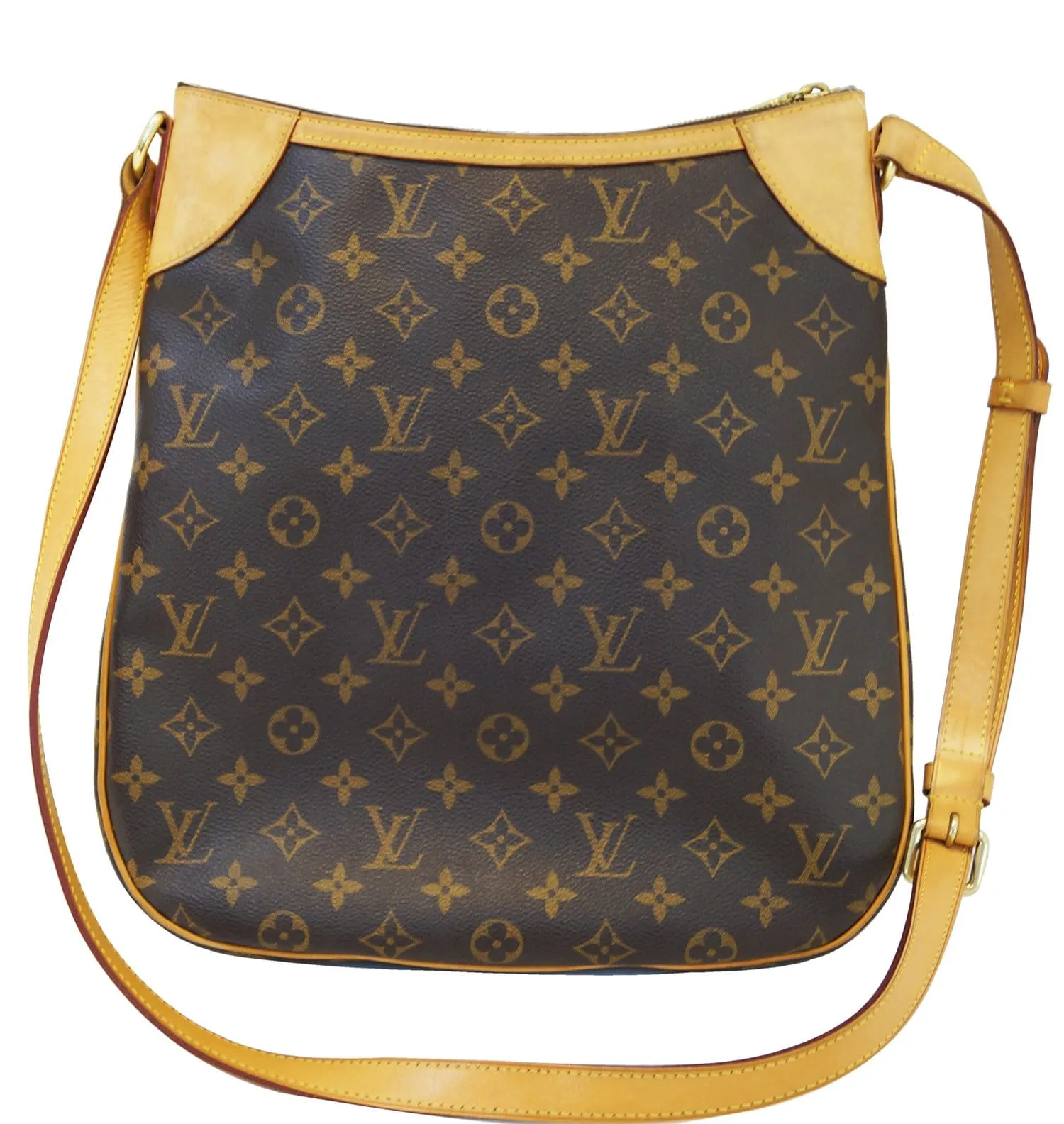 LOUIS VUITTON Monogram Brown Odeon MM Shoulder Bag