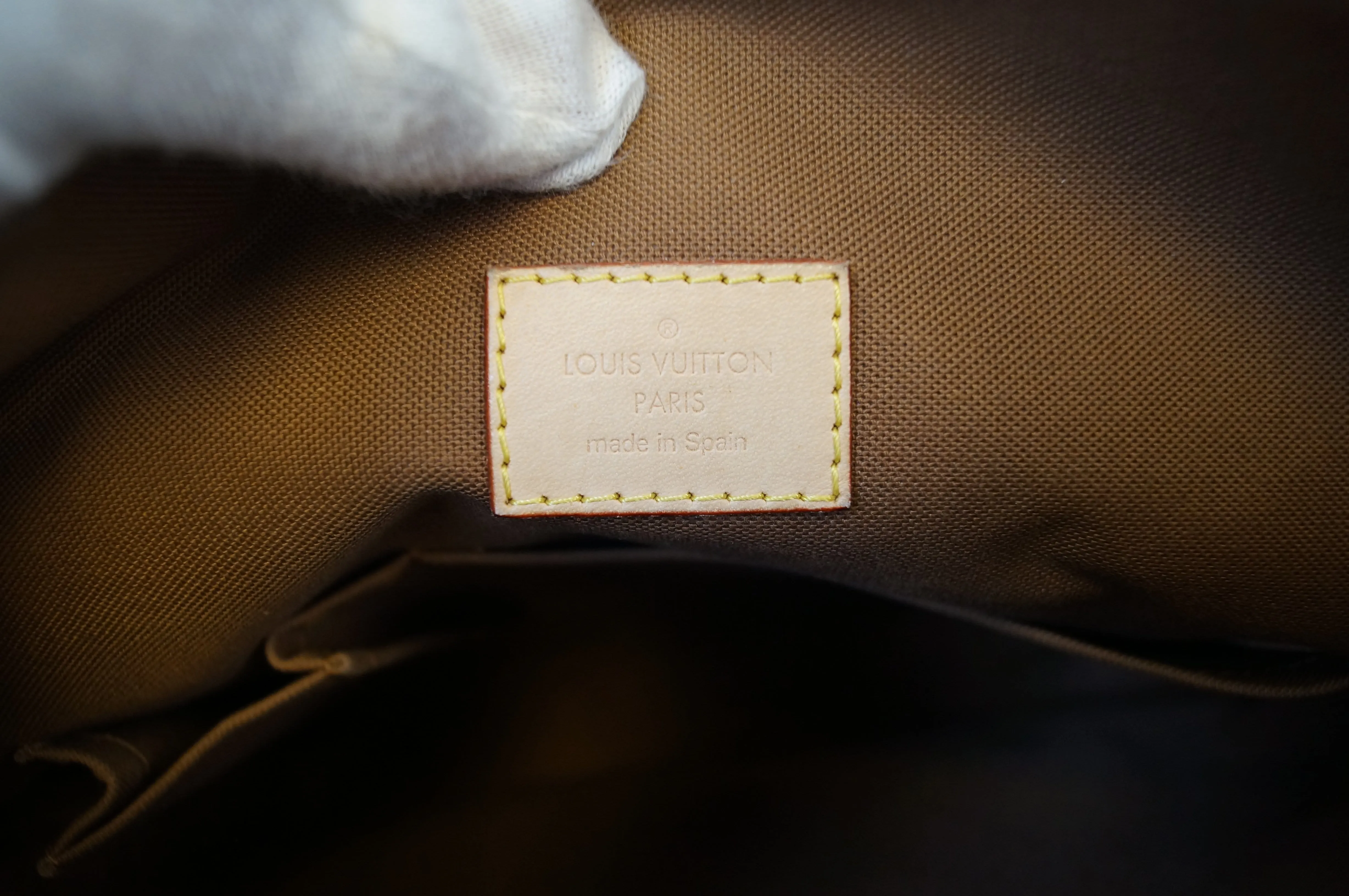 LOUIS VUITTON Monogram Brown Odeon MM Shoulder Bag