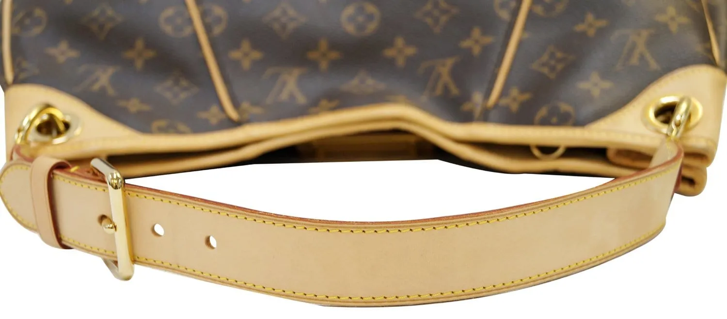 LOUIS VUITTON Monogram Canvas Galliera PM Brown Shoulder Bag