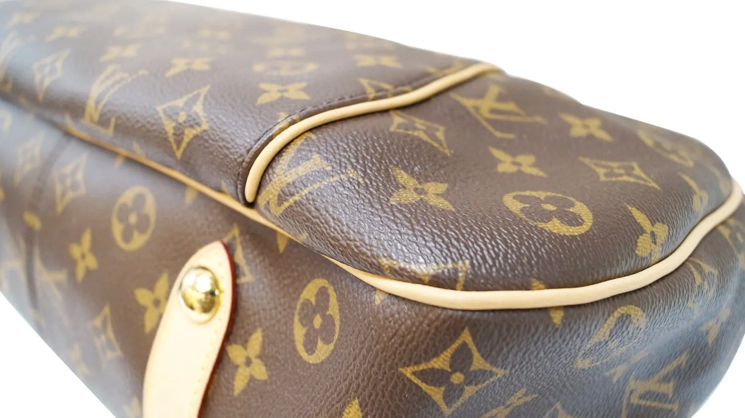 LOUIS VUITTON Monogram Canvas Galliera PM Brown Shoulder Bag
