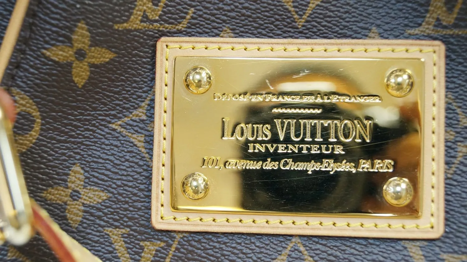 LOUIS VUITTON Monogram Canvas Galliera PM Brown Shoulder Bag