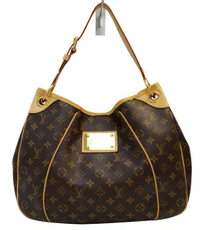LOUIS VUITTON Monogram Canvas Galliera PM Brown Shoulder Bag