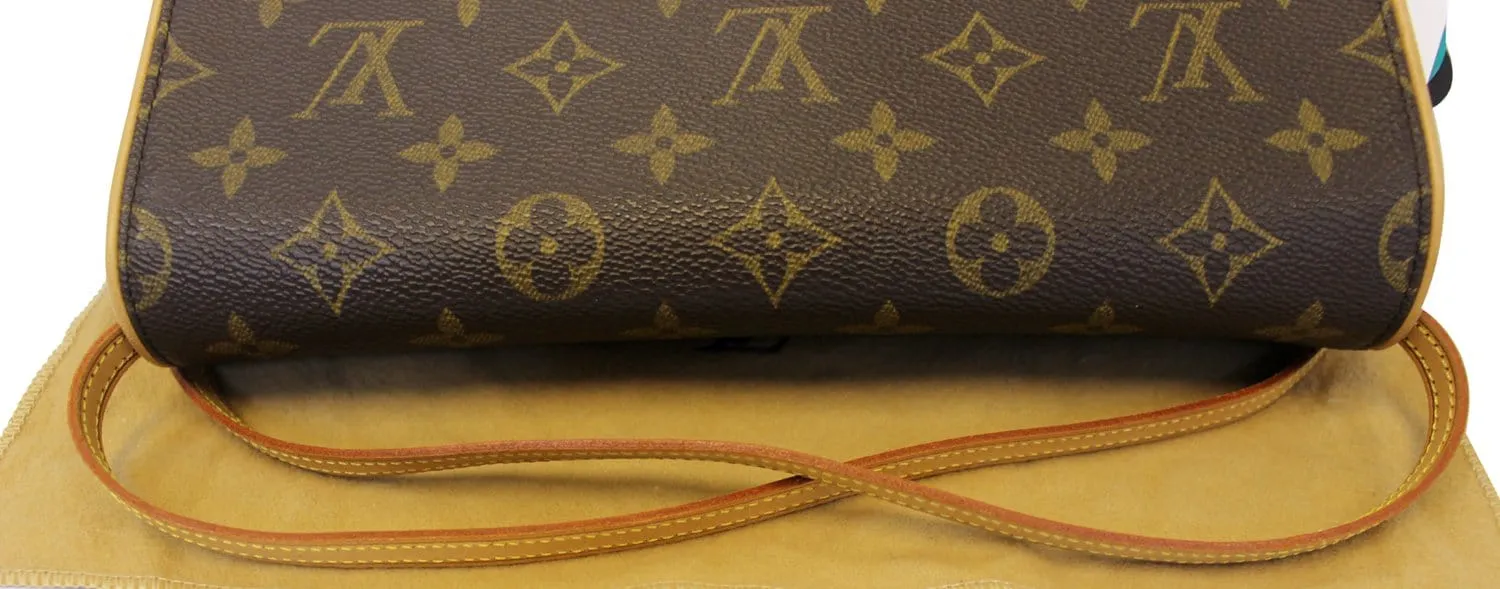 LOUIS VUITTON Monogram Canvas Pochette Twin GM Shoulder Crossbody Bag
