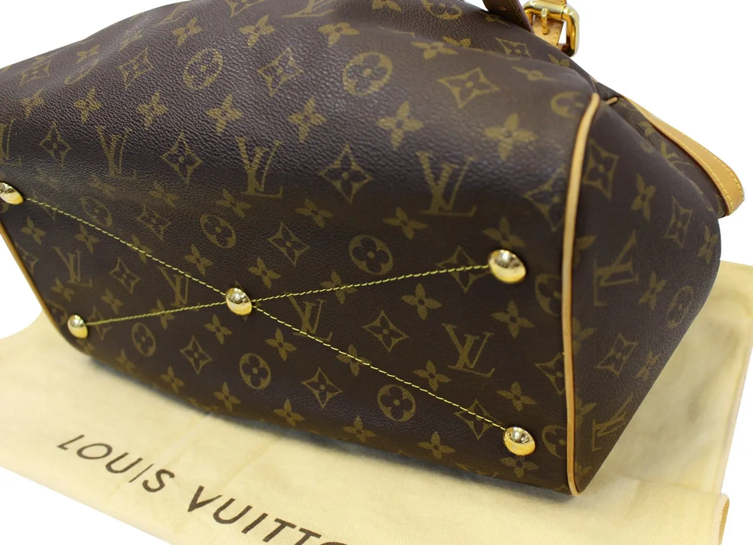 LOUIS VUITTON Monogram Canvas Tivoli GM Brown Shoulder Bag