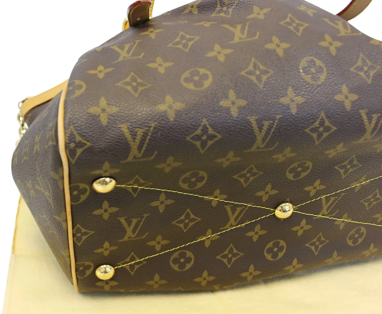 LOUIS VUITTON Monogram Canvas Tivoli GM Brown Shoulder Bag